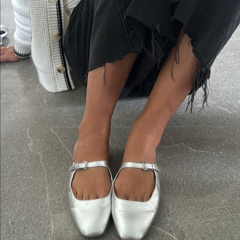 Naturalizer Silver Mary Jane Mule
